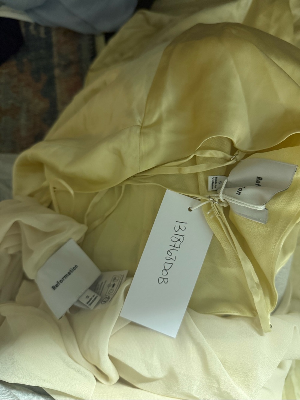 NWT Reformation Lilibeth Silk Dress - Picture 8 of 8